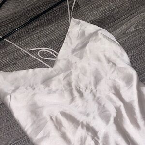 Light Gold Satin Dress